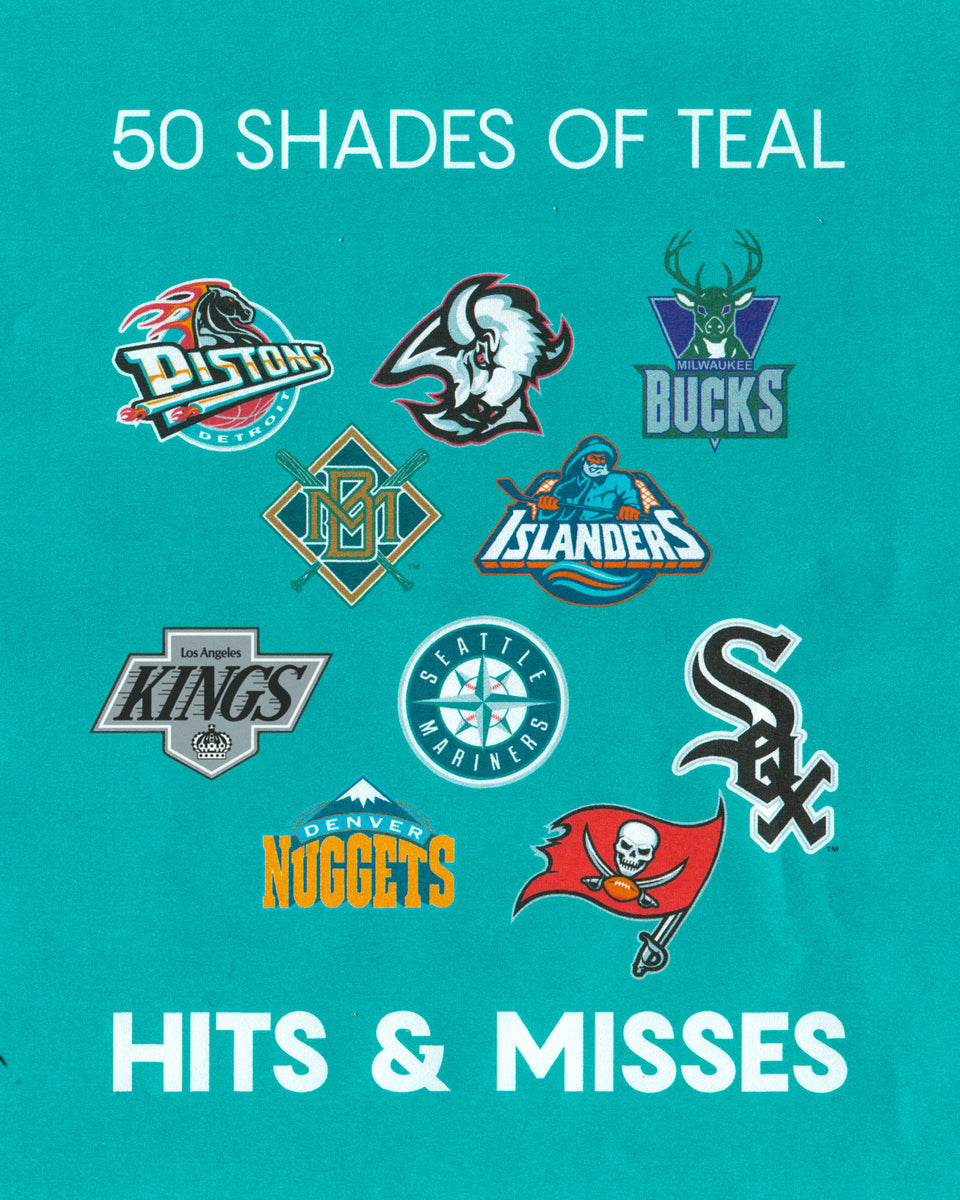 50 Shades of Teal: The Hits and Misses of Sports Logo Redesign – Bodega