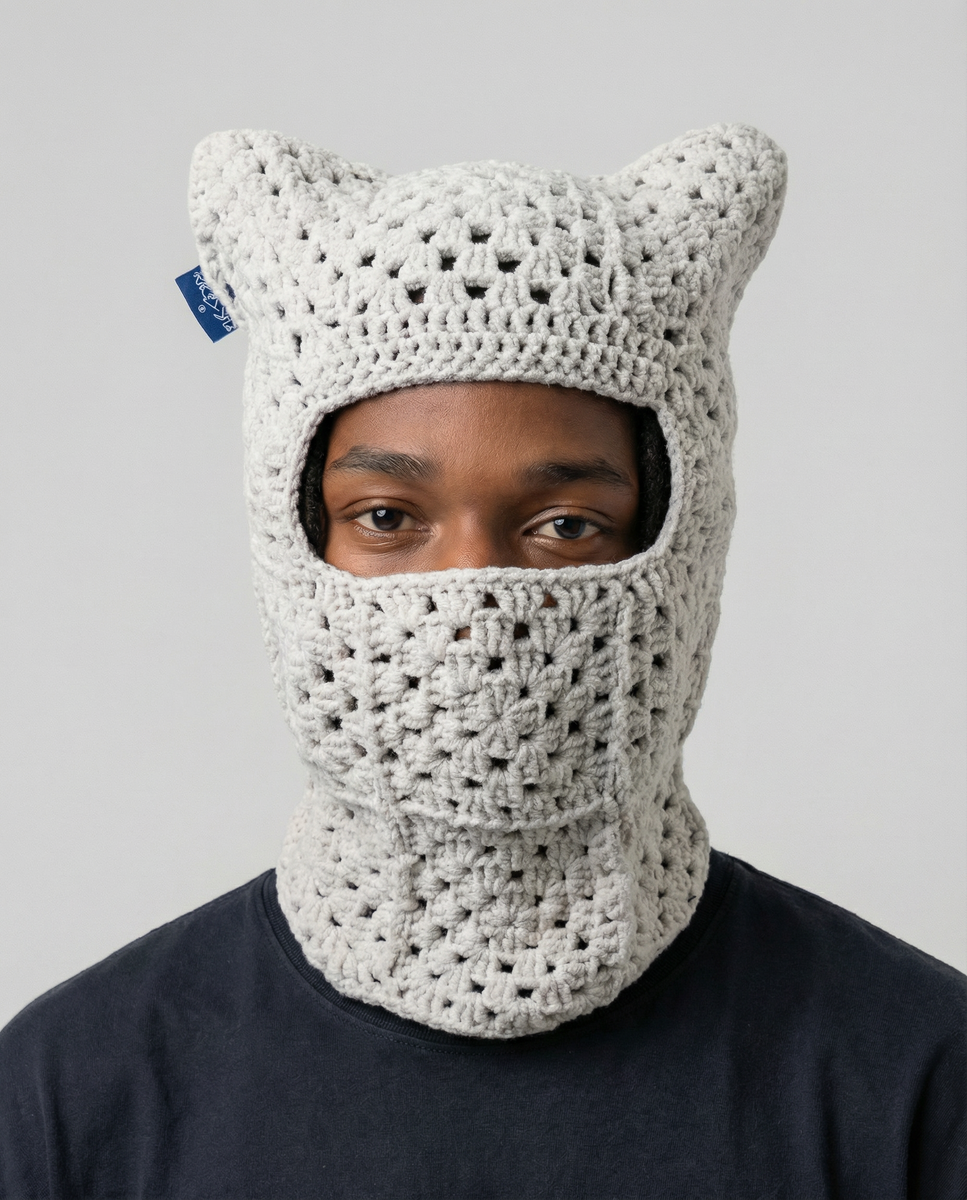 SNOW CROCHET SKI MASK