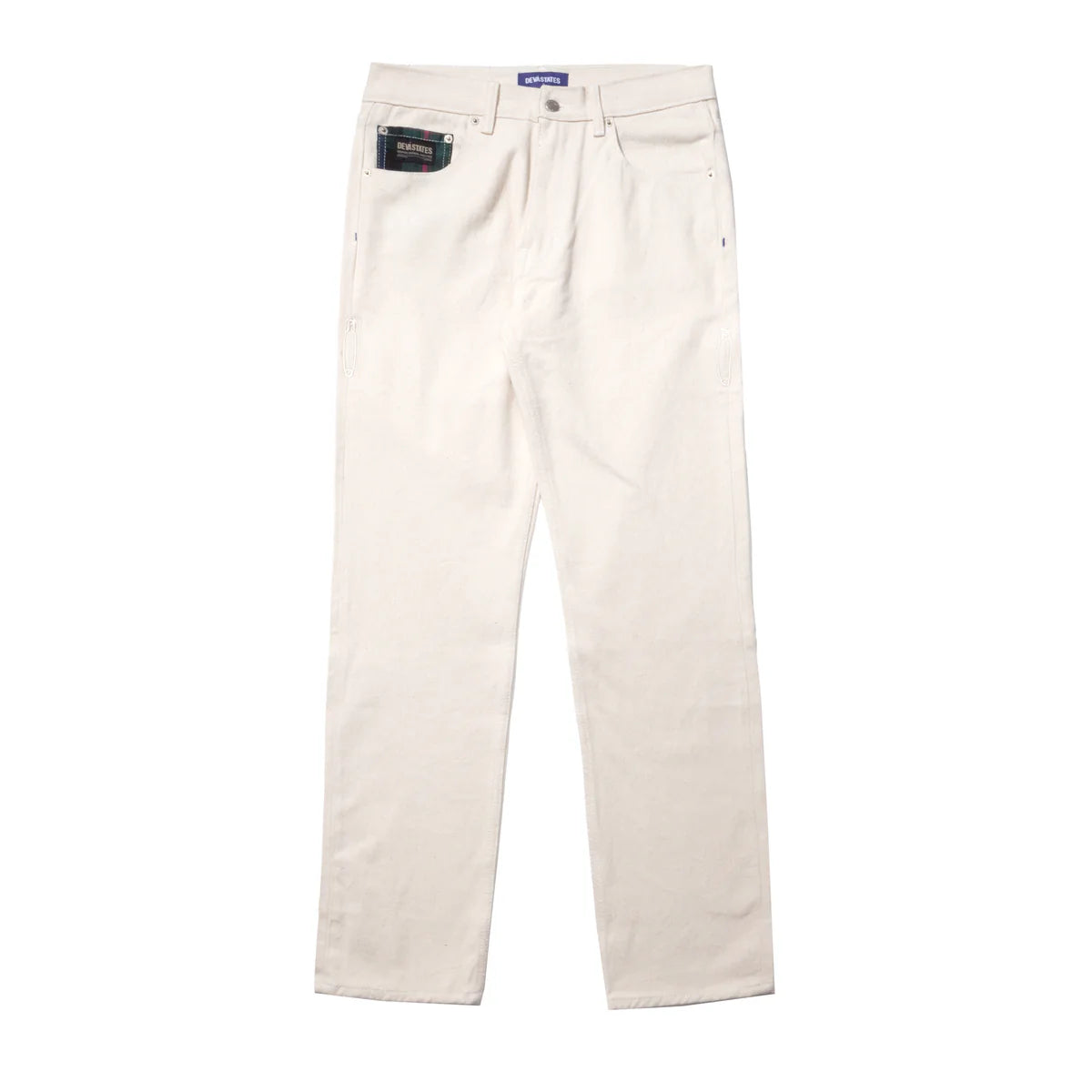 ECRU DENIM PANTS