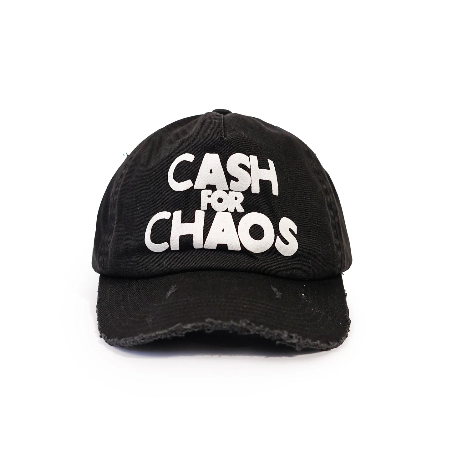 CASH DISTRESSED STRAPBACK CAP