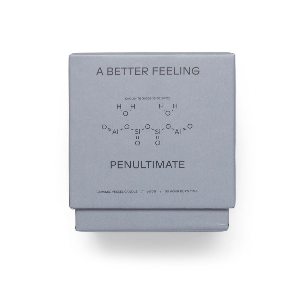 A Better Feeling Odds & Ends WHITE / O/S PENULTIMATE CERAMIC CANDLE