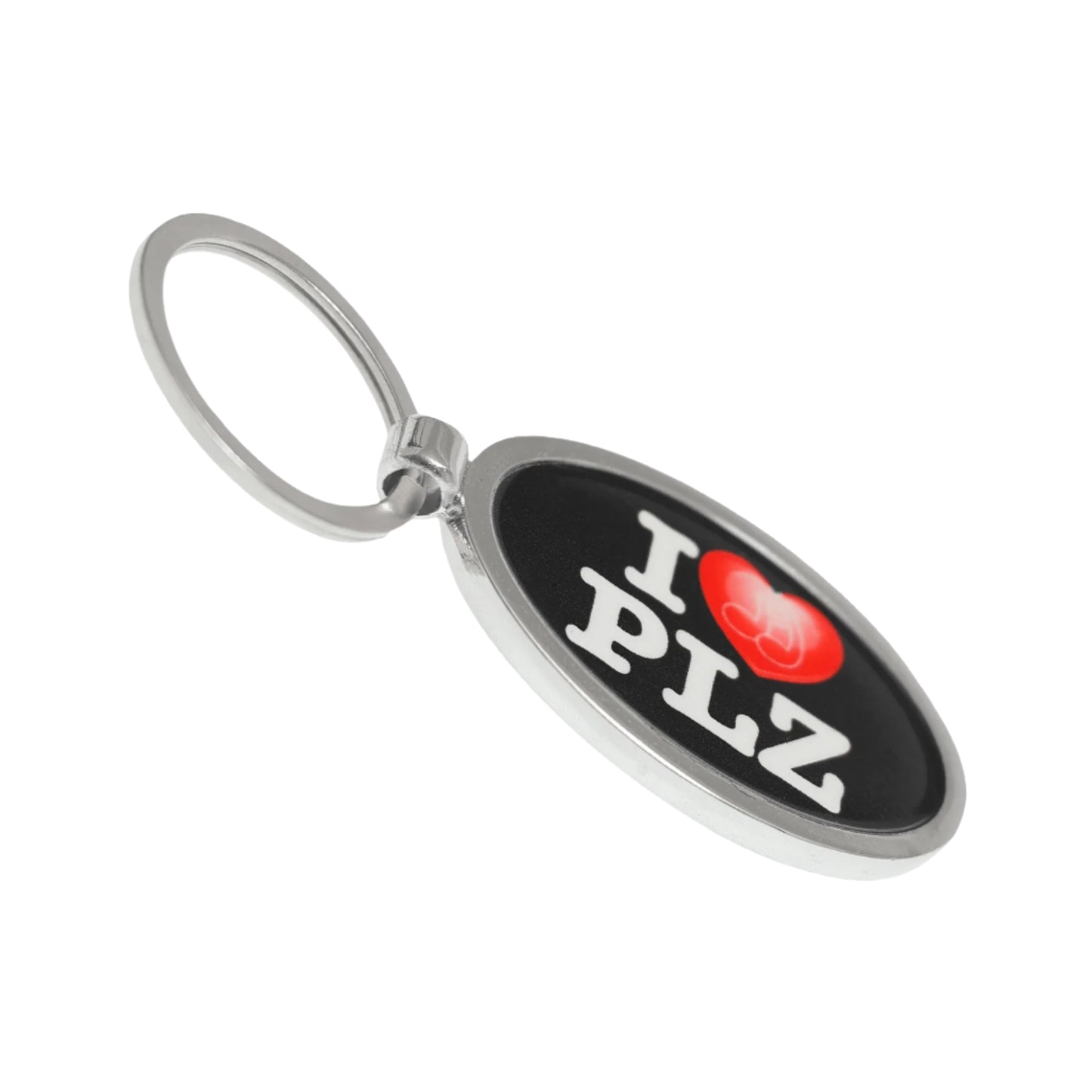 I <3 PLZ KEYRING