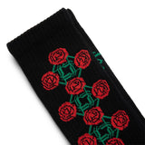 Bodega Socks BLACK / O/S BODEGA ROSE SOCK