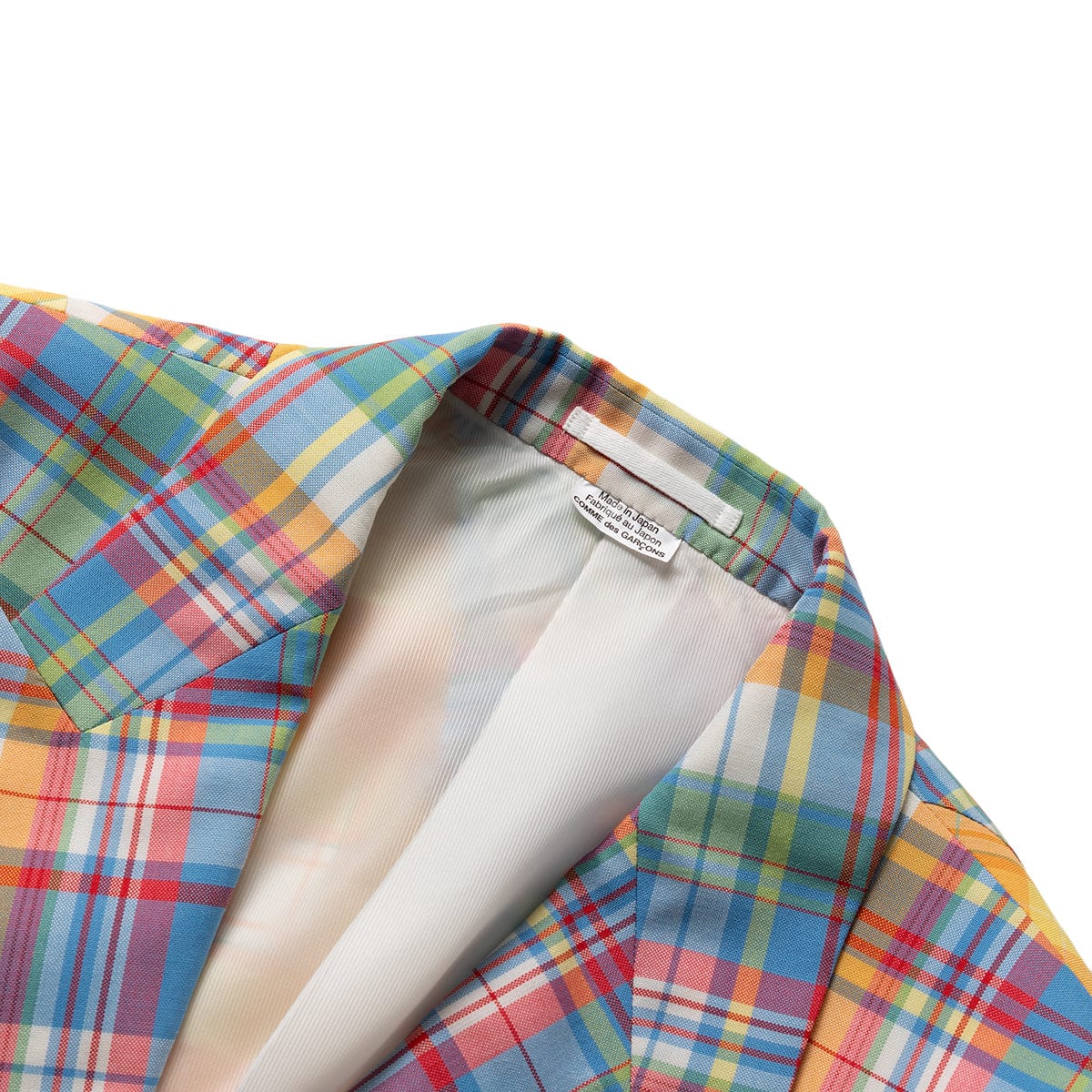 Comme Des Garcons Homme Plus JACKET BLUE X YELLOW