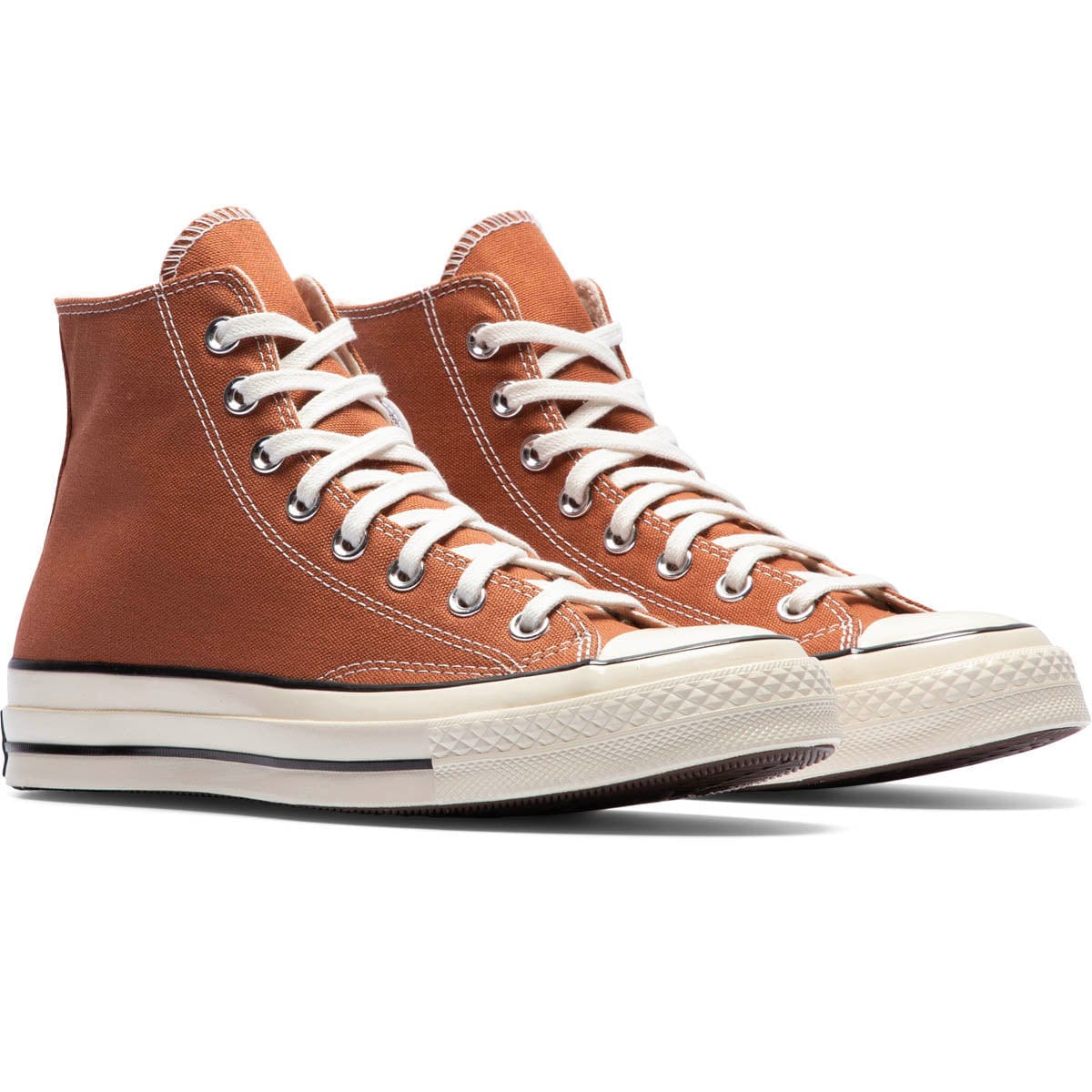 NEW Leather Converse Hi Top Sneakers Dark Root Brown Mens 6.5 Womens 8.5  Unisex