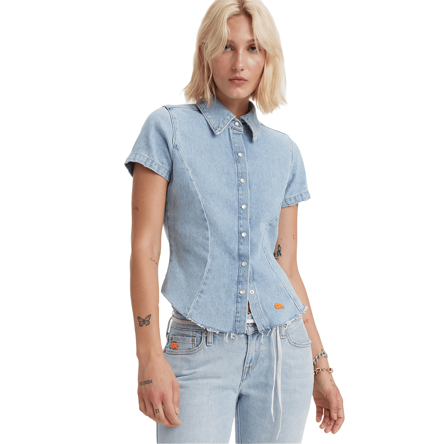 ERL Shirts X LEVIS WOMEN'S DENIM TOP