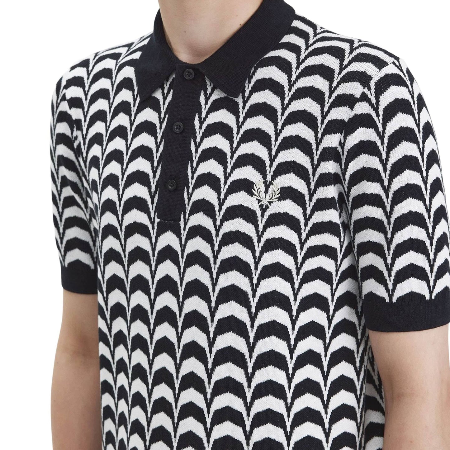 Fred Perry JACQUARD KNITTED SHIRT