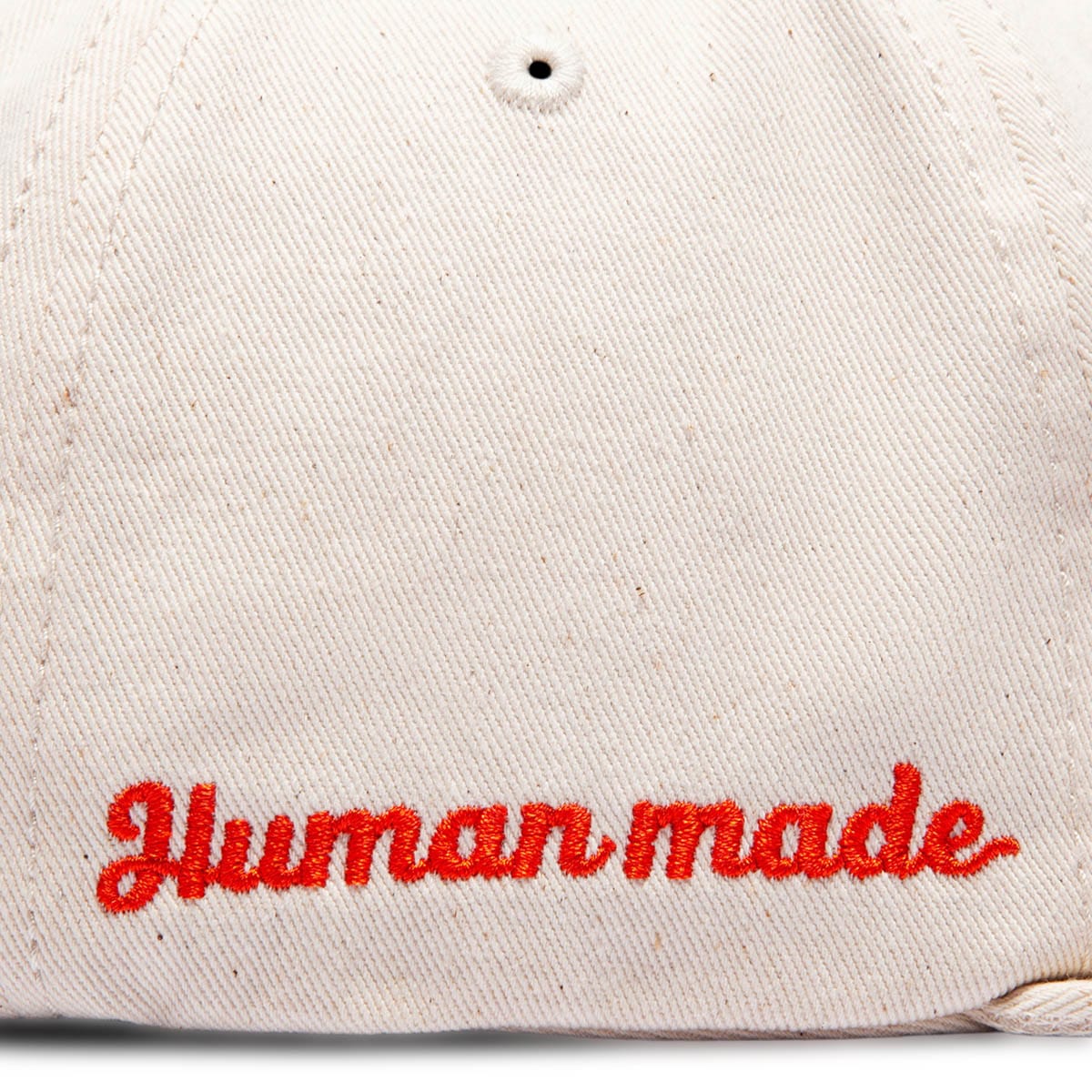 Human Made Headwear WHITE / O/S 6 PANEL TWILL CAP #1
