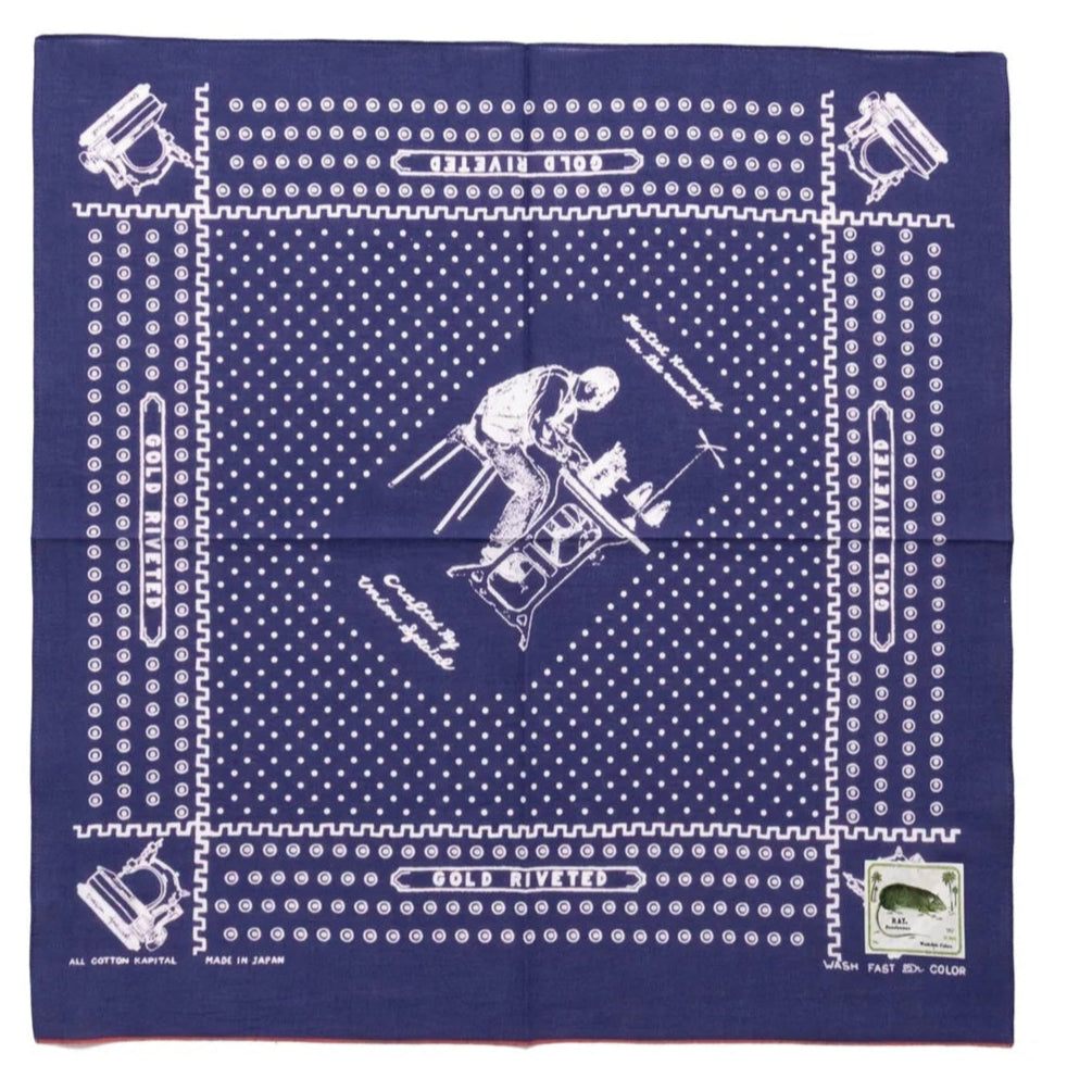 FASTCOLOR SELVEDGE BANDANA (UNION MASTER)
