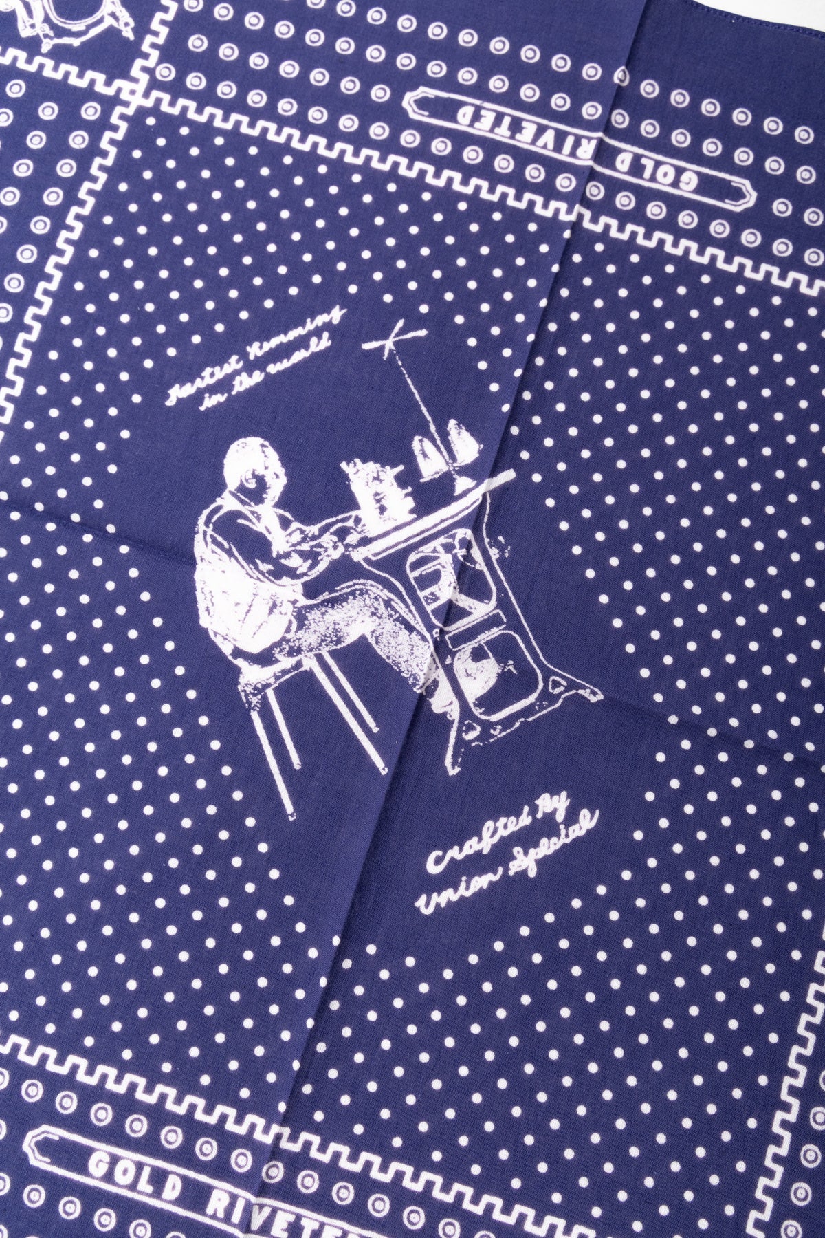 FASTCOLOR SELVEDGE BANDANA (UNION MASTER)