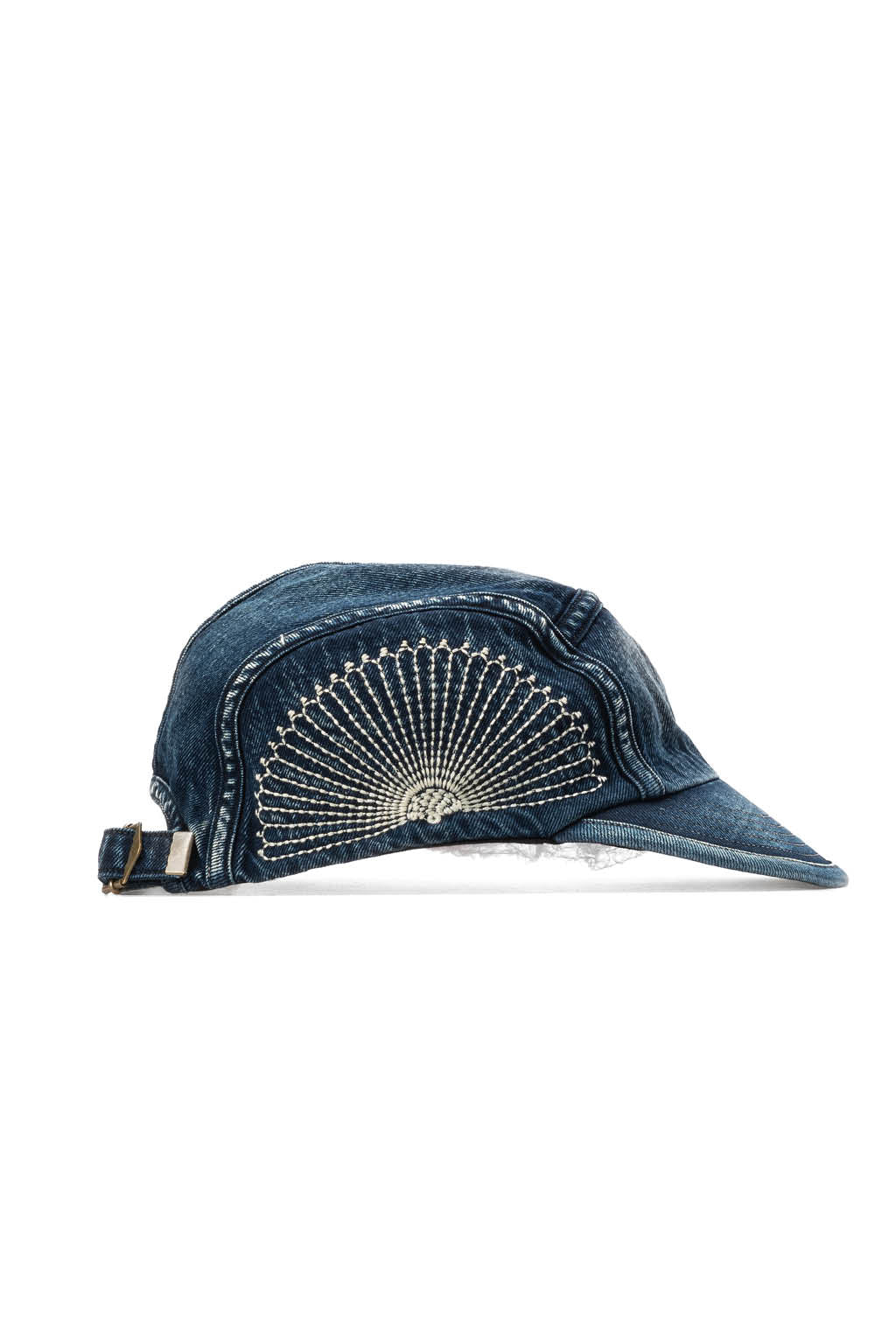10OZ IDG X IDG DENIM CAMP CAP (FUROSHIKI EMBROIDERY) INDIGO