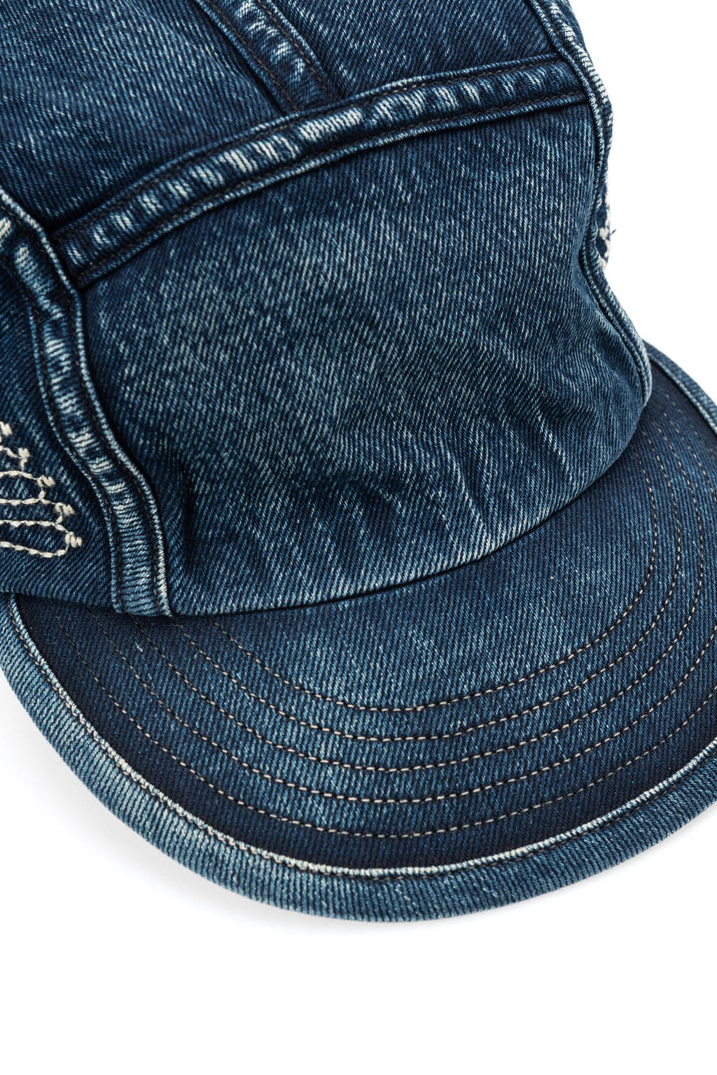 10OZ IDG X IDG DENIM CAMP CAP (FUROSHIKI EMBROIDERY) INDIGO