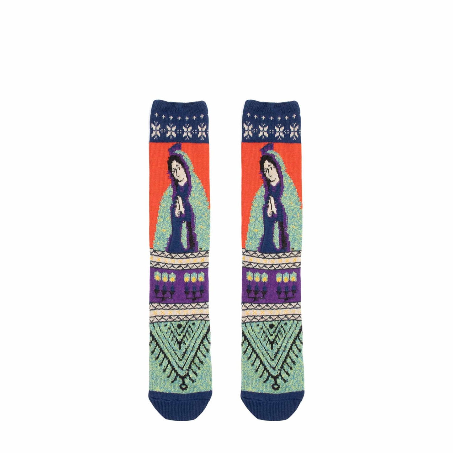 Kapital Socks BLUE / O/S 96 YARNS MARIA SOCKS (SHORT)