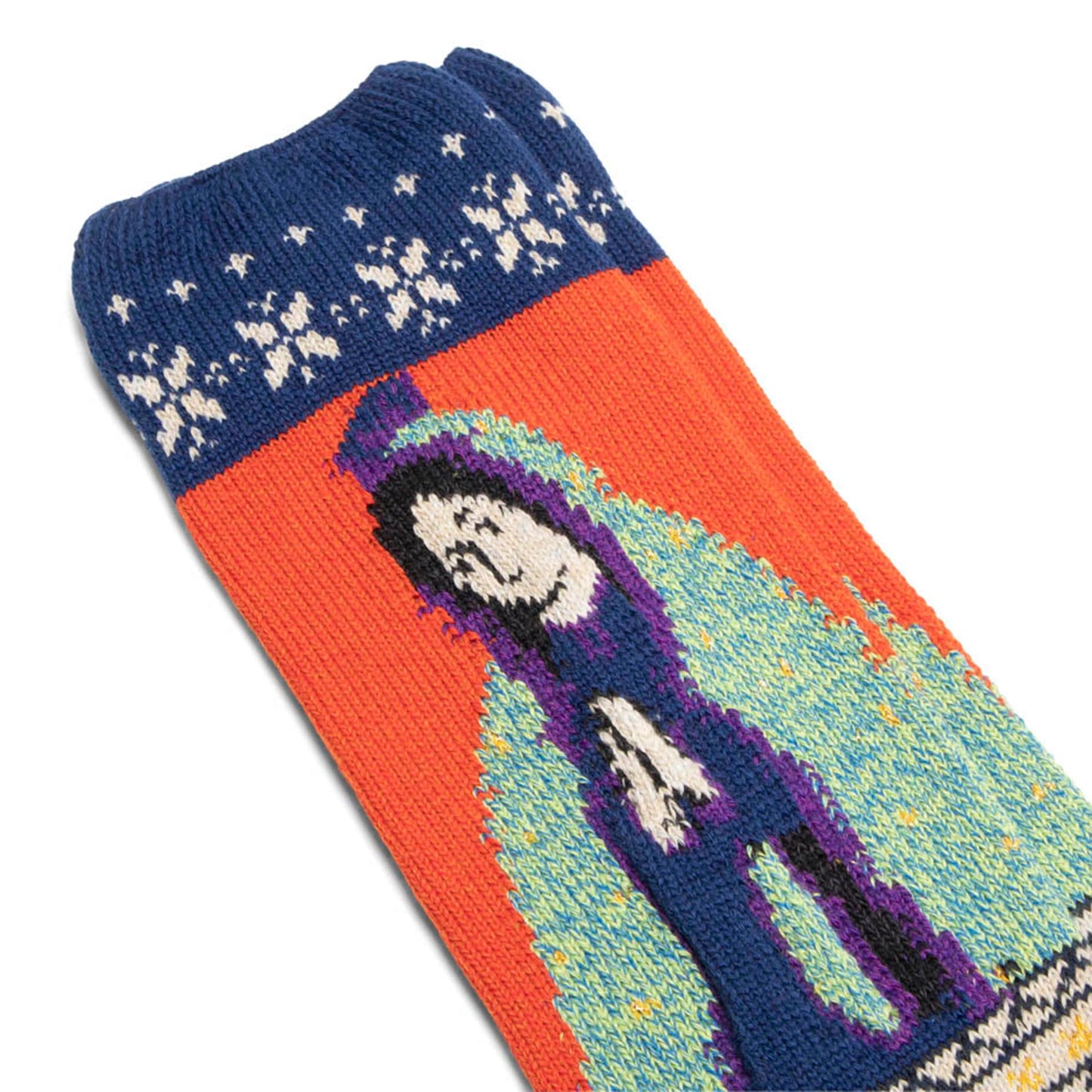 Kapital Socks BLUE / O/S 96 YARNS MARIA SOCKS (SHORT)