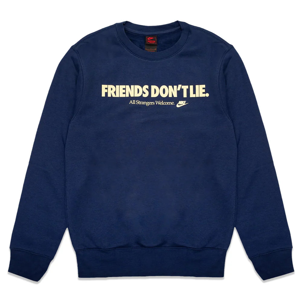 NIKE X STRANGER THINGS MEN'S FLEECE CREW