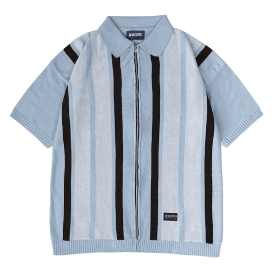JUNIOR S/S ZIP KNITTED POLO