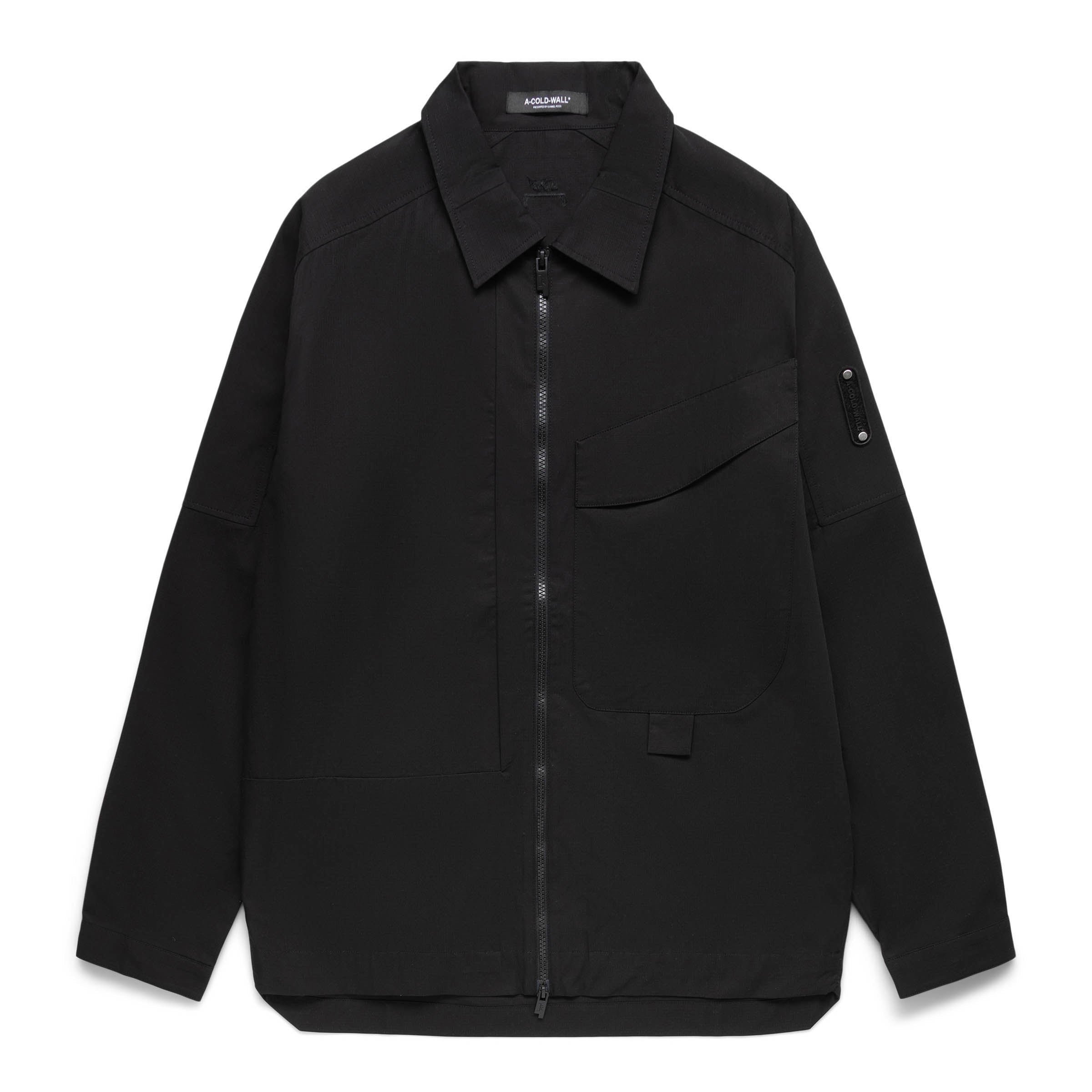 Overshirt zip jacket best sale