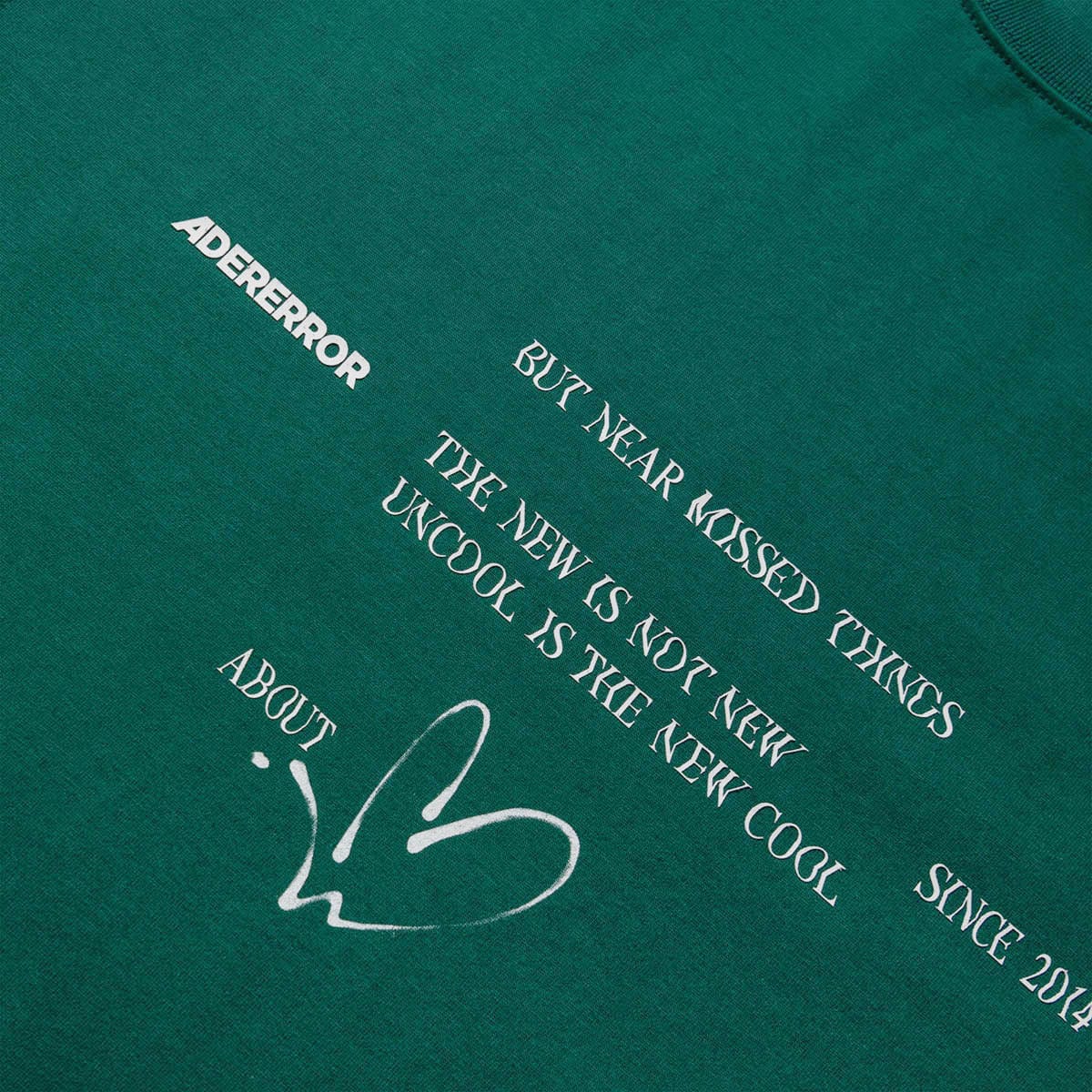 Ader Error T-Shirts NEAR MISSED T-SHIRT