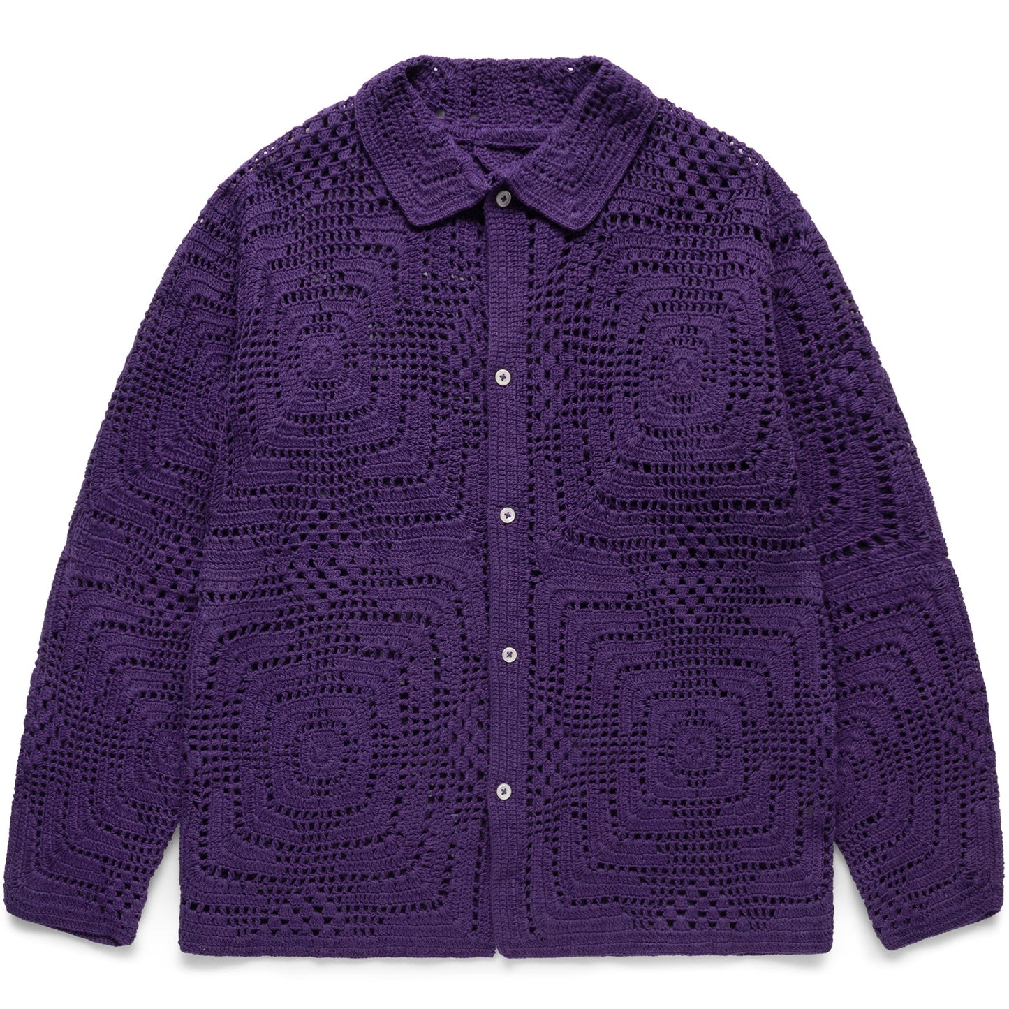 BODE Shirts CROCHET OVERSHIRT