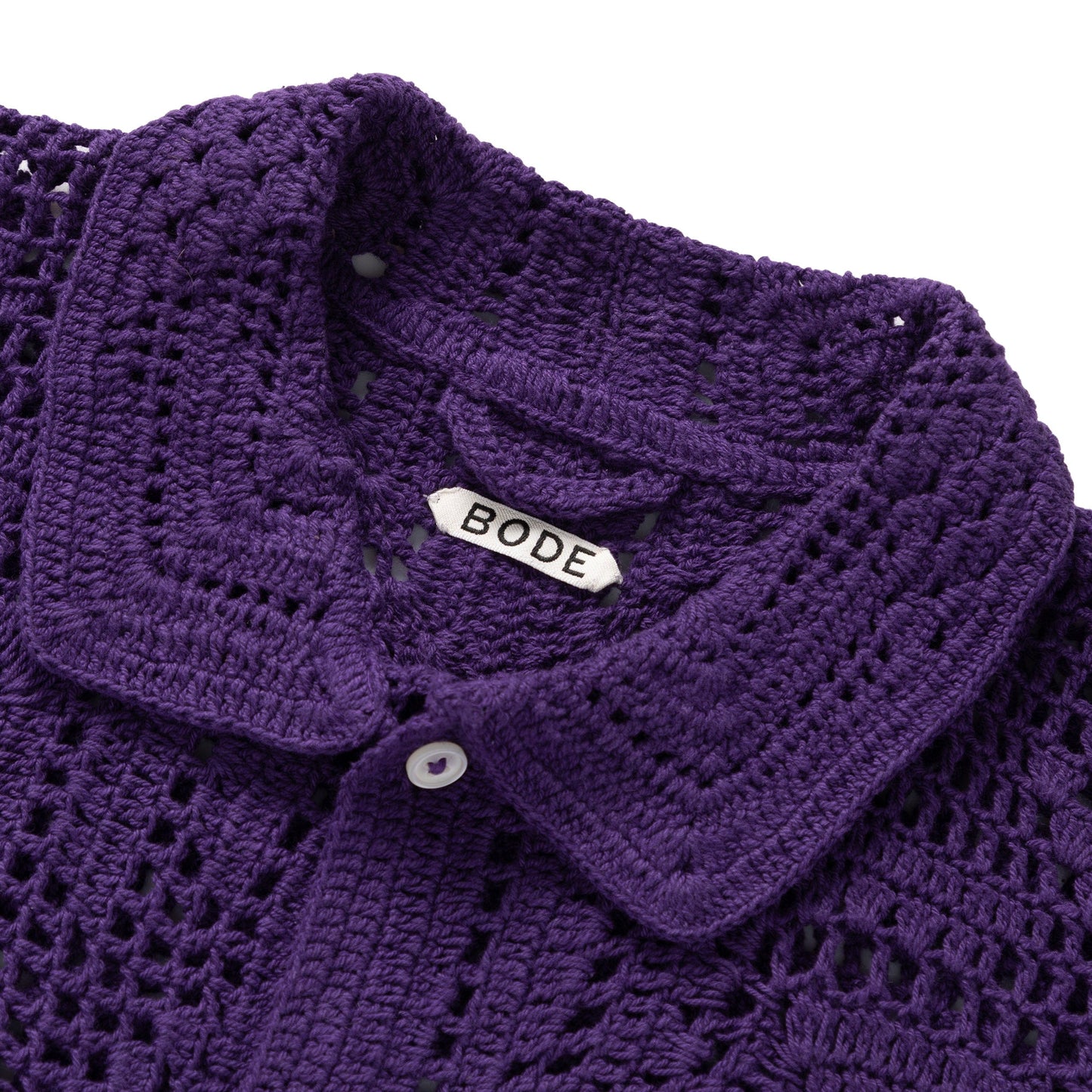 BODE Shirts CROCHET OVERSHIRT