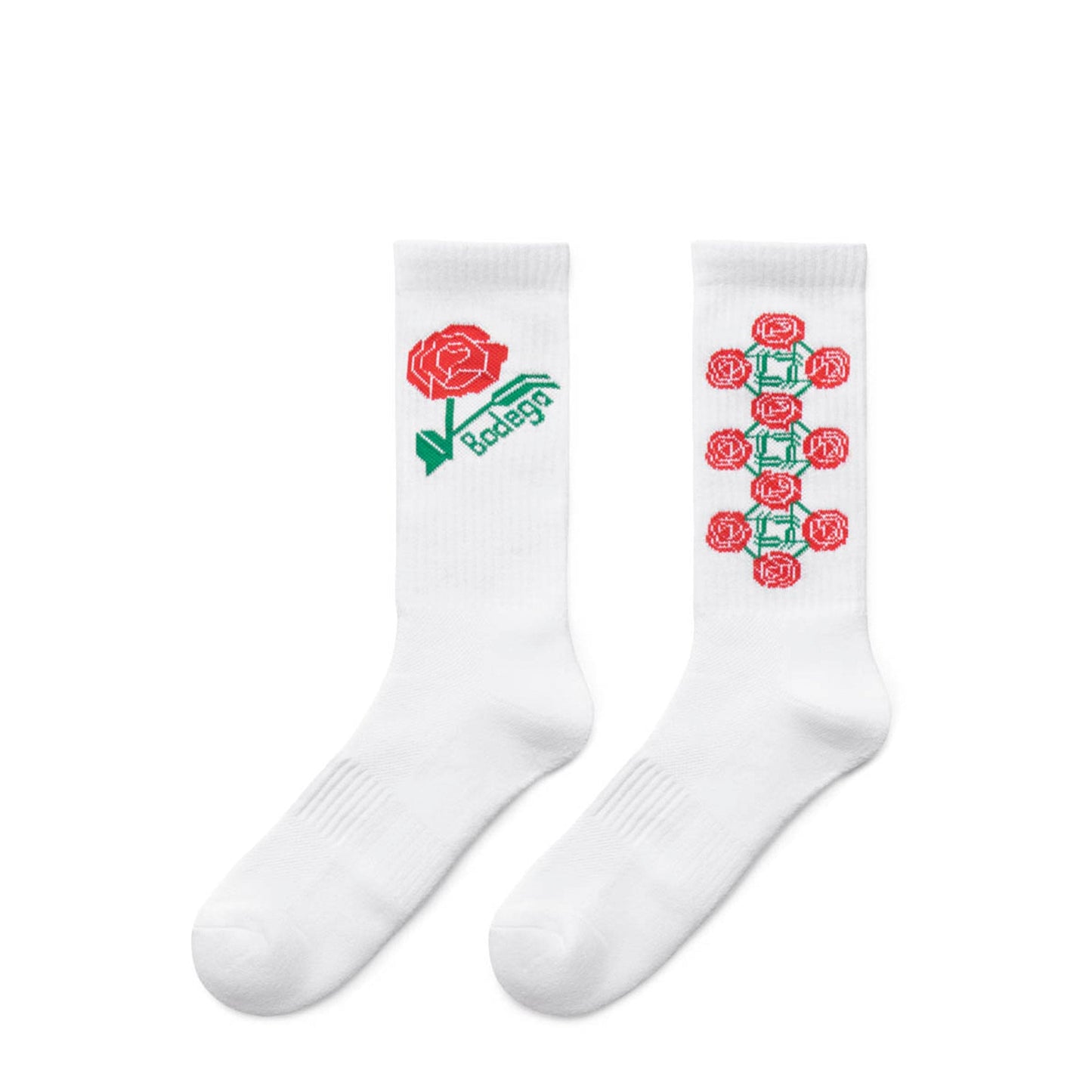 Bodega Socks WHITE / O/S BODEGA ROSE SOCK