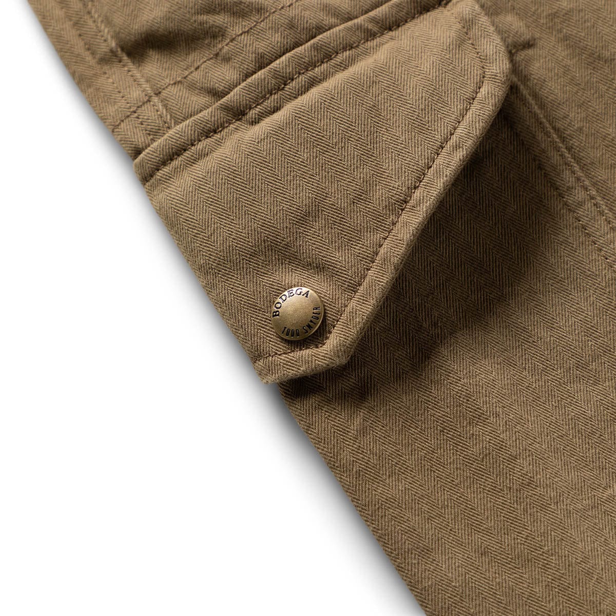 Bodega Bottoms X TODD SNYDER HERRINGBONE CARGO PANTS