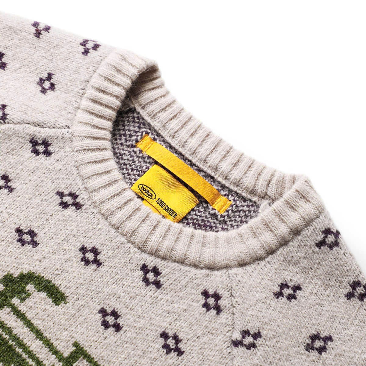 Bodega Knitwear X TODD SNYDER TRAIN FAIR ISLE CREW (FLOAT JACQUARD)