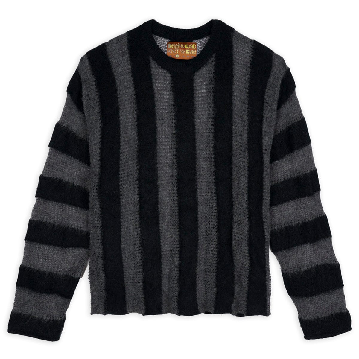Brain Dead Knitwear FUZZY THREADBARE SWEATER