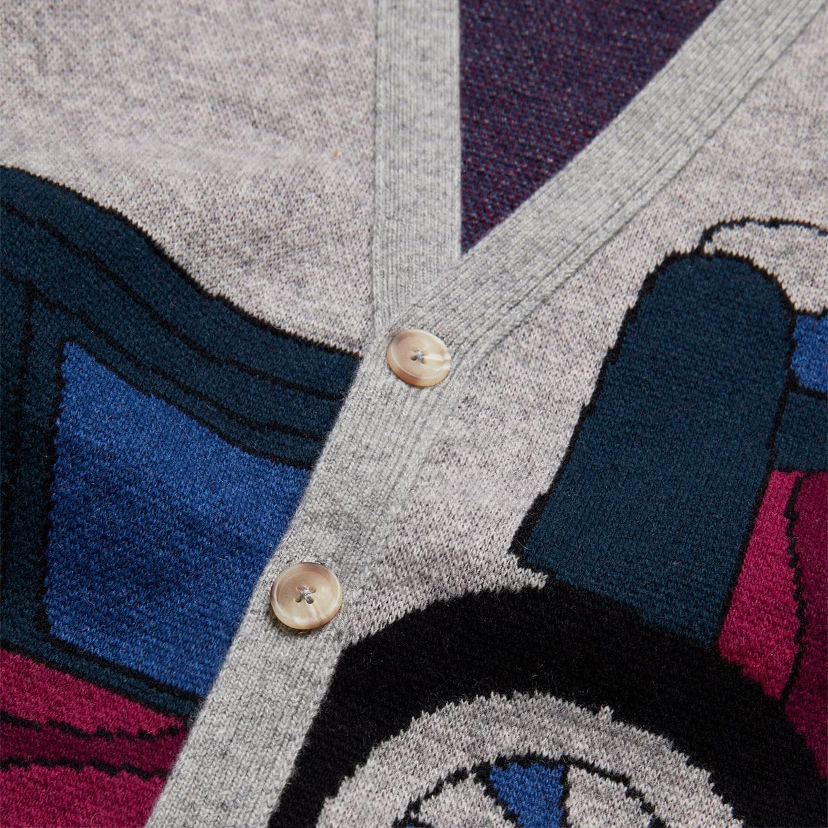 By Parra Knitwear NO PARKING KNITTED CARDIGAN