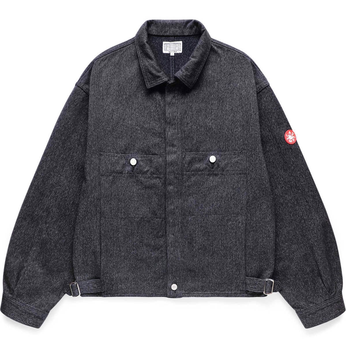 c.e cavempt BLACK HEATHER BUTTON JACKET
