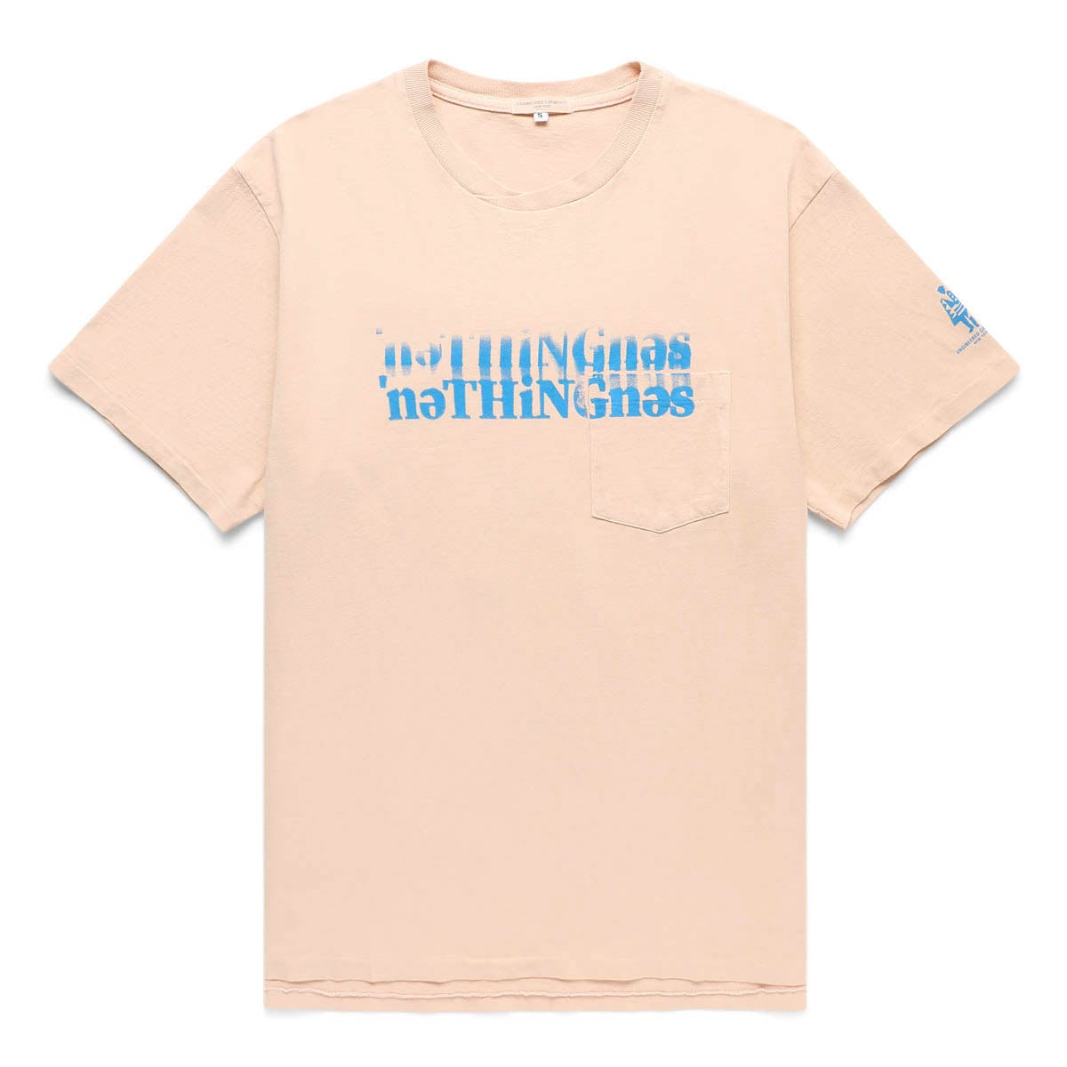 PRINTED CROSS T-SHIRT PEACH | Bodega