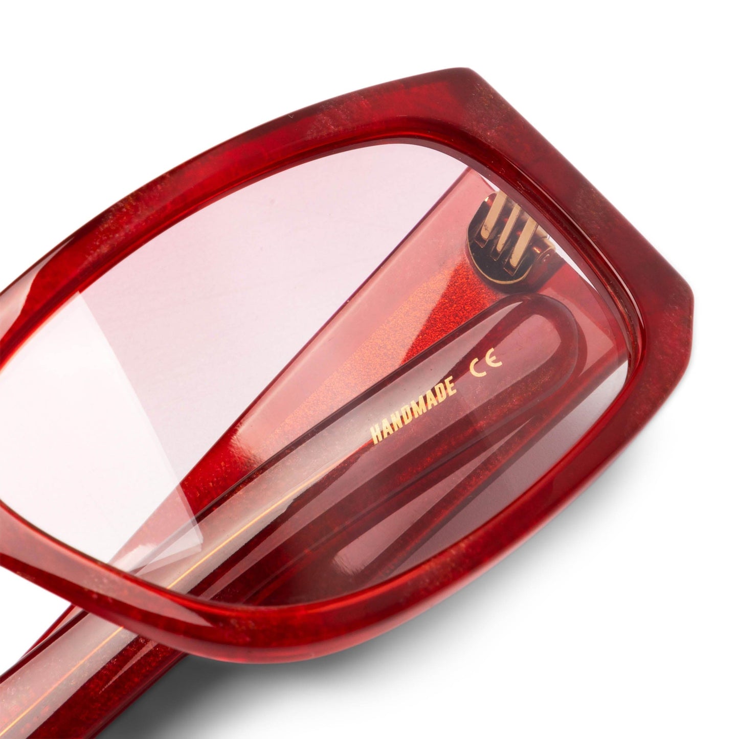 FLATLIST Eyewear SHIMMERY RED HORN/PINK GRADIENT / O/S APRIL