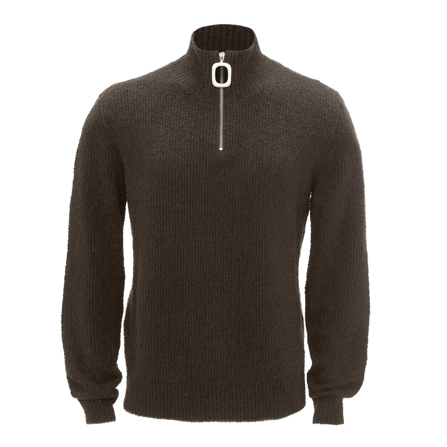 JW Anderson Knitwear BOUCLE HENLEY JUMPER