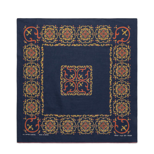Kapital Scarves & Gloves NAVY / O/S FASTCOLOR SELVEDGE BANDANA (HAVANANAJA)