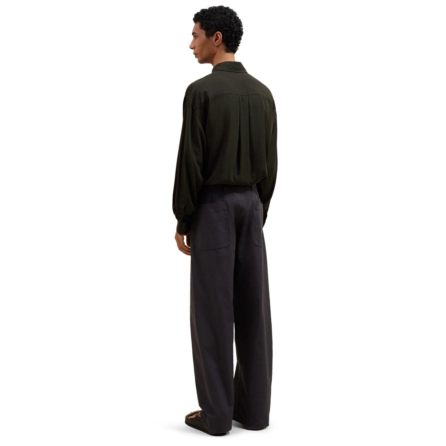 Lemaire Pants SEAMLESS BELTED PANTS