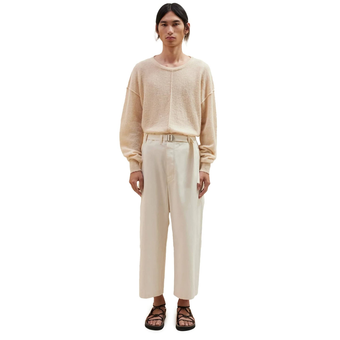 Lemaire Pants SEAMLESS BELTED PANTS