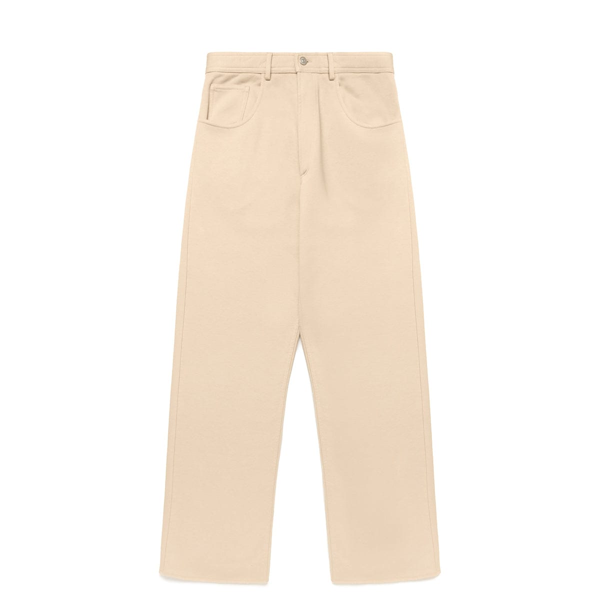 WOMEN'S TROUSERS Slim BEIGE  TRACK PANTS WITH CLASSIC DETAILS AND