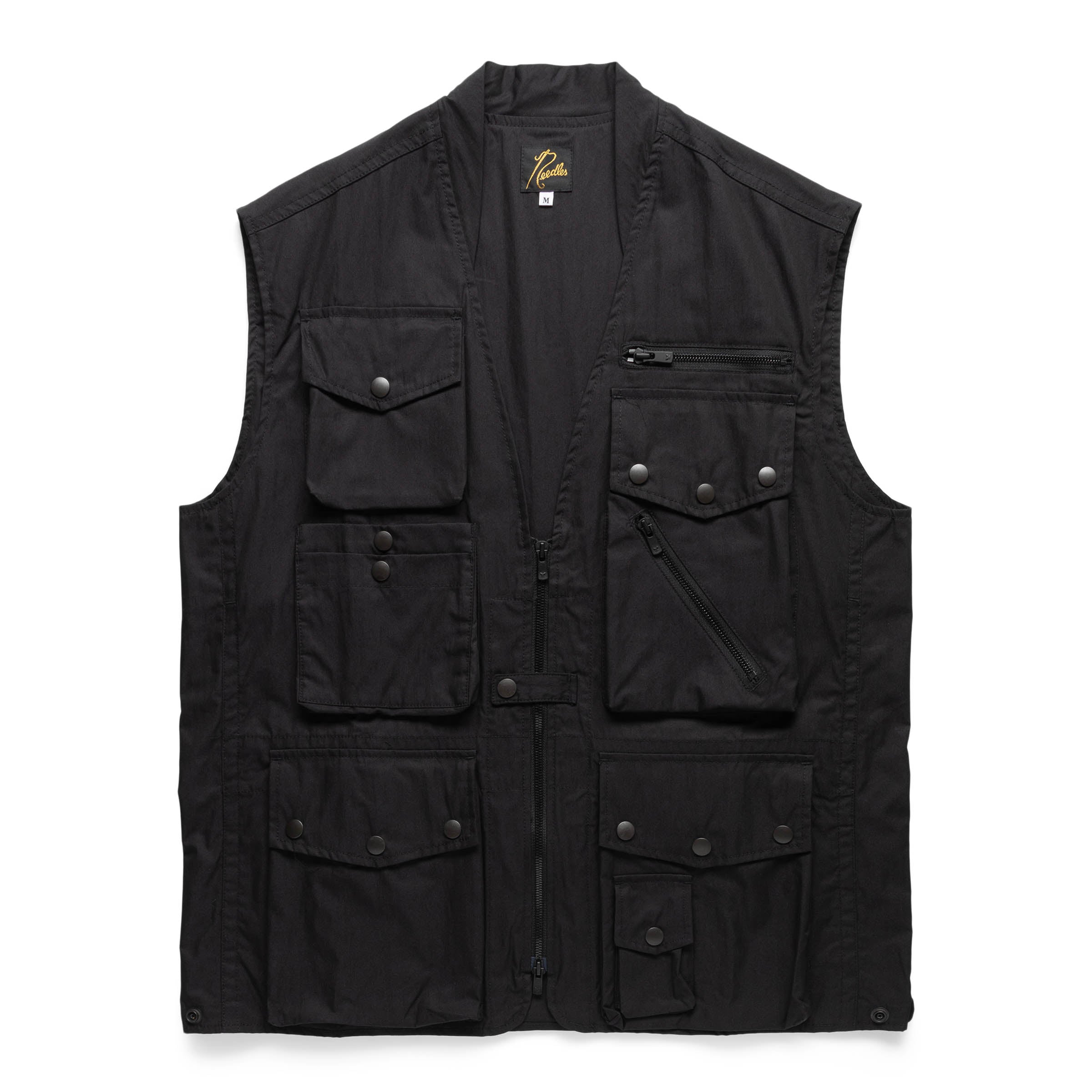 OXFORD CLOTH FIELD VEST BLACK | BODEGA – Bodega