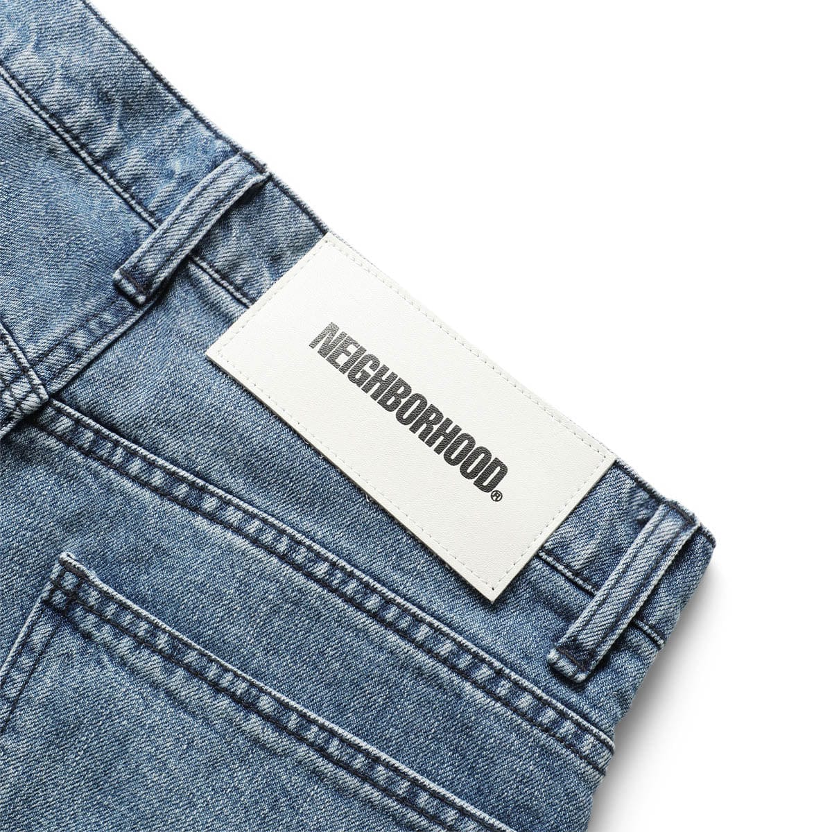 GmarShops | BAGGYSILHOUETTE DENIM PANTS INDIGO | On high rise