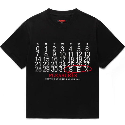 Pleasures T-Shirts CALENDAR HEAVYWEIGHT T-SHIRT