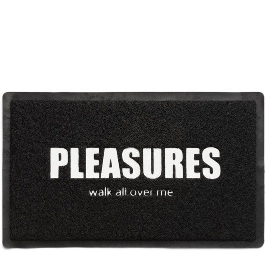 Pleasures Home BLACK / O/S OVER ME RUBBER DOOR MAT