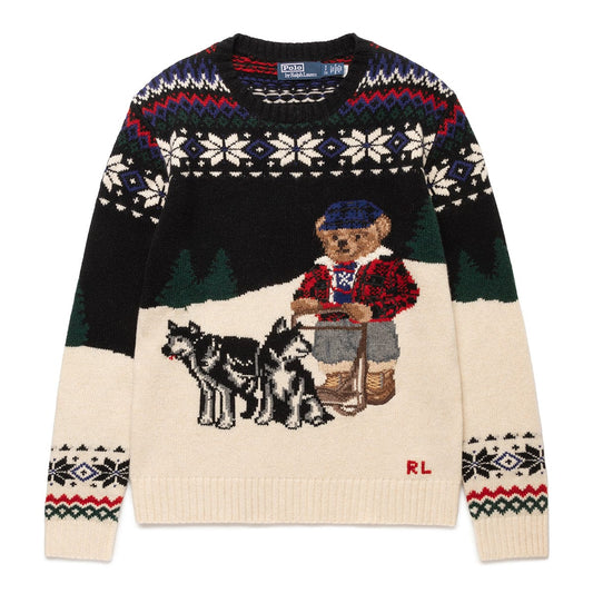 Polo Ralph Lauren Knitwear BEAR & DOG SLED SWEATER