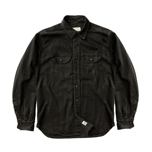 WALSH CONE MILLS WHITE OAK BLACK DENIM SHIRT