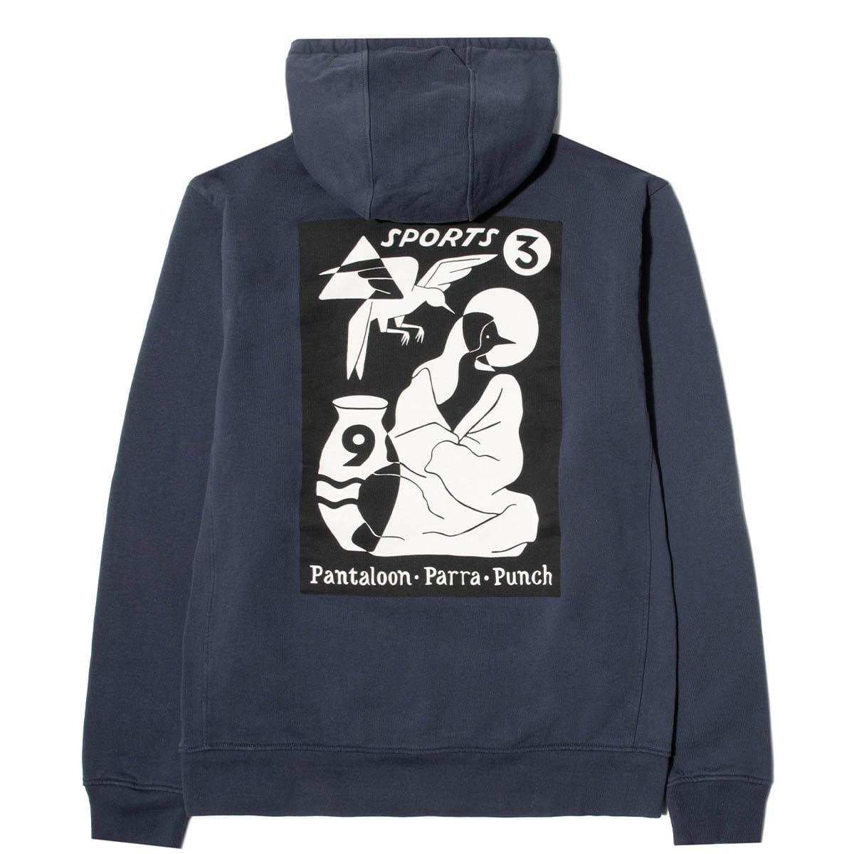 By Parra Hoodies & Sweatshirts WRAPPED BLANKET HOODED SWEATSHIRT
