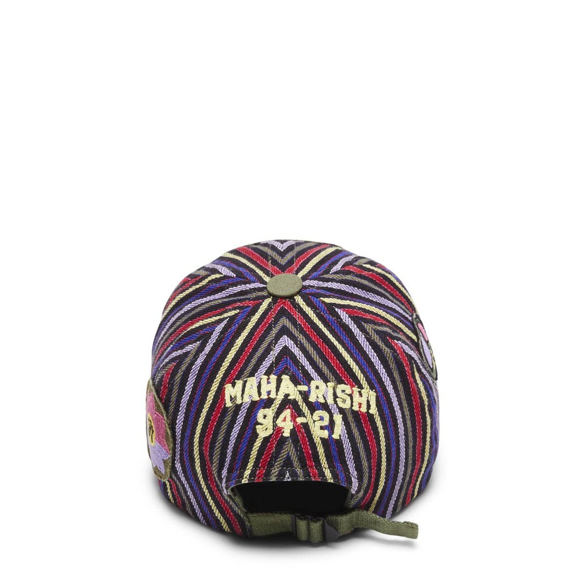 Maharishi Headwear STRIPED / O/S EMBROIDERED YARD 6 PANEL CAP