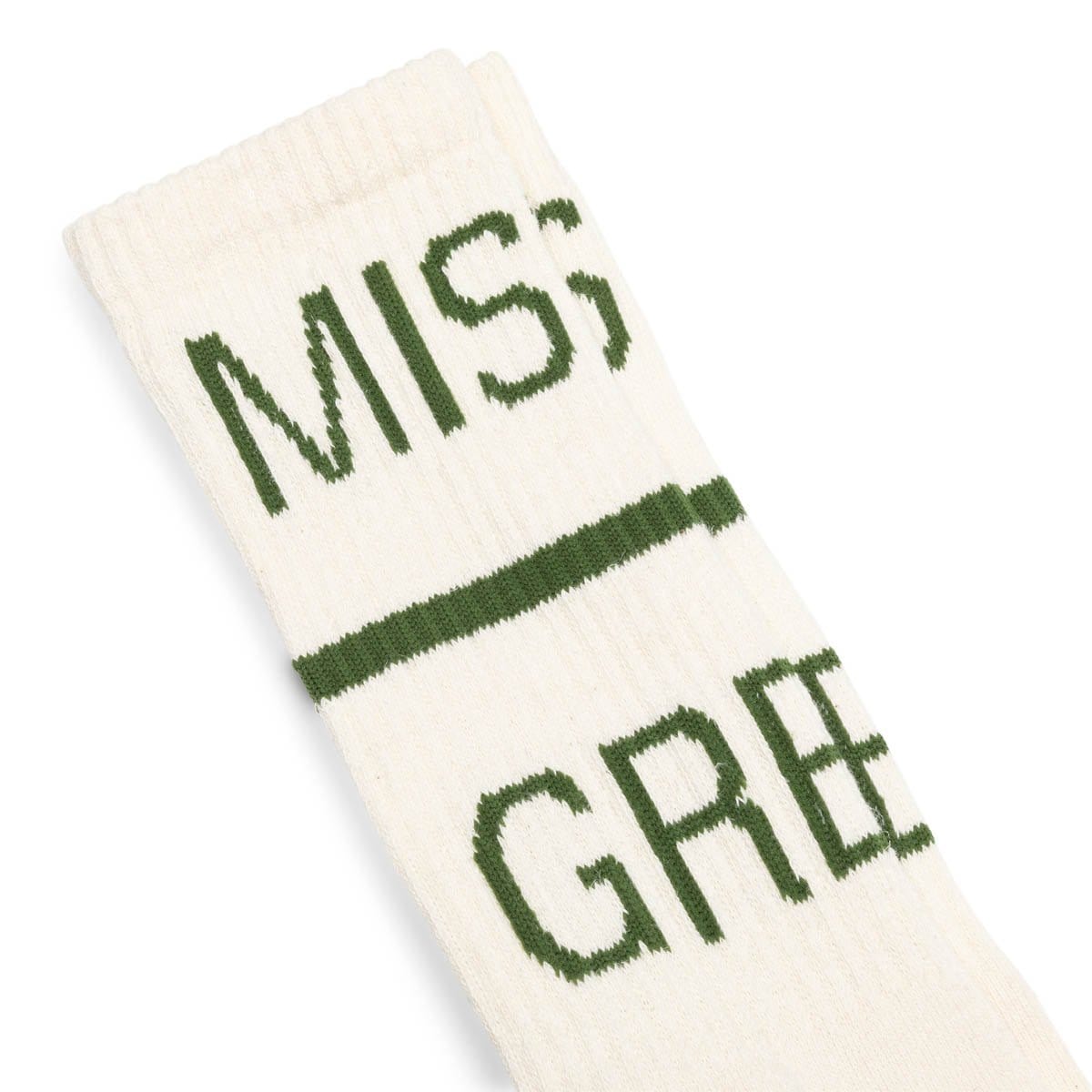 Mister Green SWISS WORDMARK SOCKS WHITE