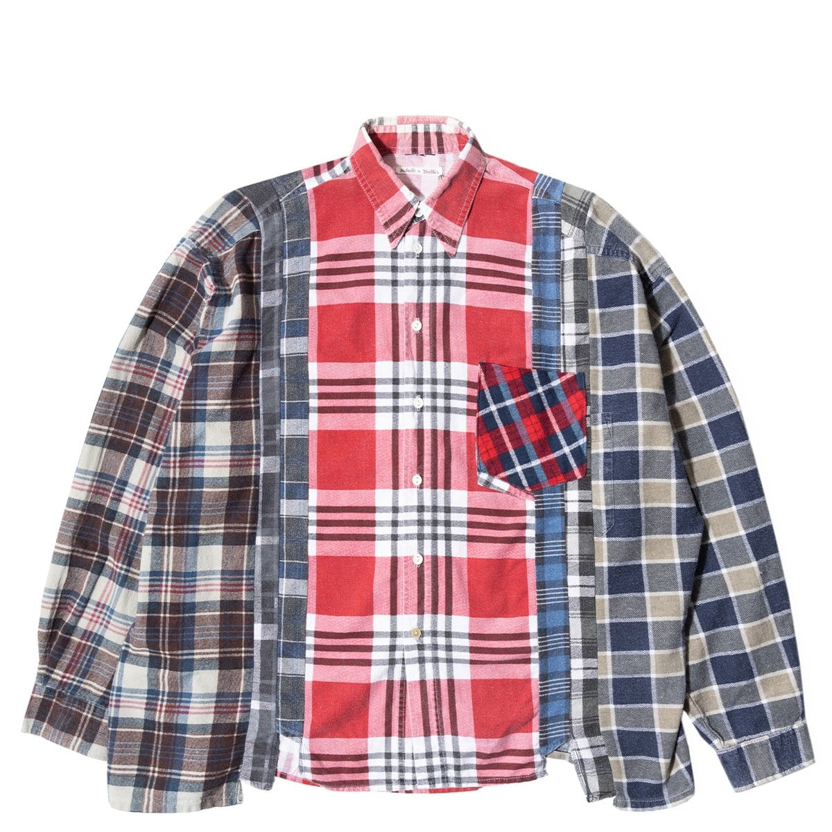 Needles Shirts ASSORTED / O/S FLANNEL SHIRT - WIDE 7 CUTS SHIRT SS20 26