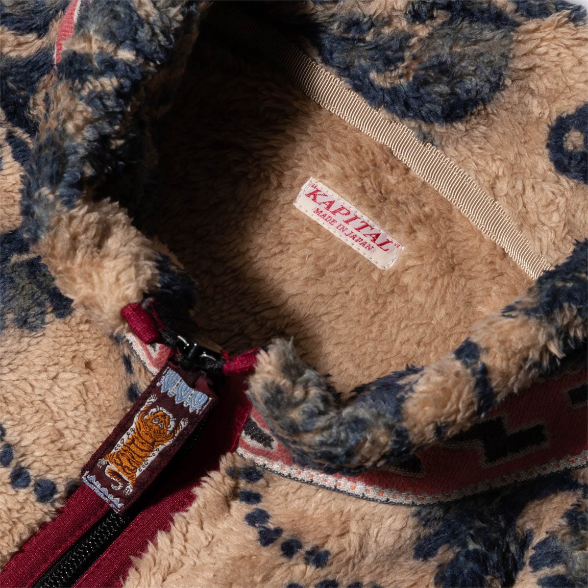 Kapital Outerwear DAMASK FLEECE ZIP BLOUSON (VIRGINMARY)