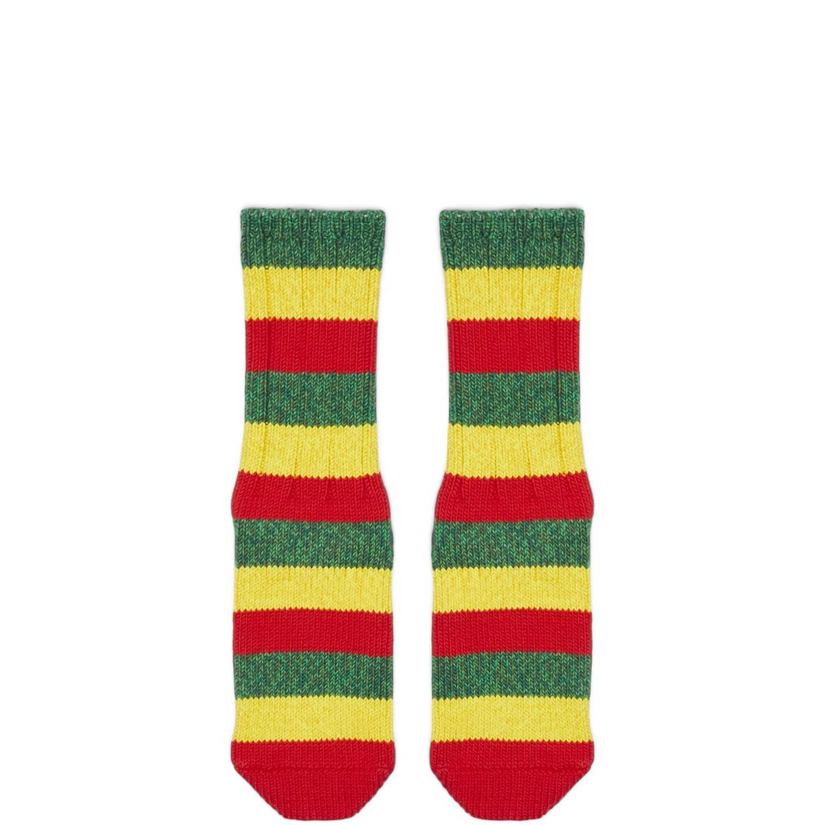 Kapital Bags & Accessories RED / O/S 56 YARNS RASTA SMILIE SOCKS