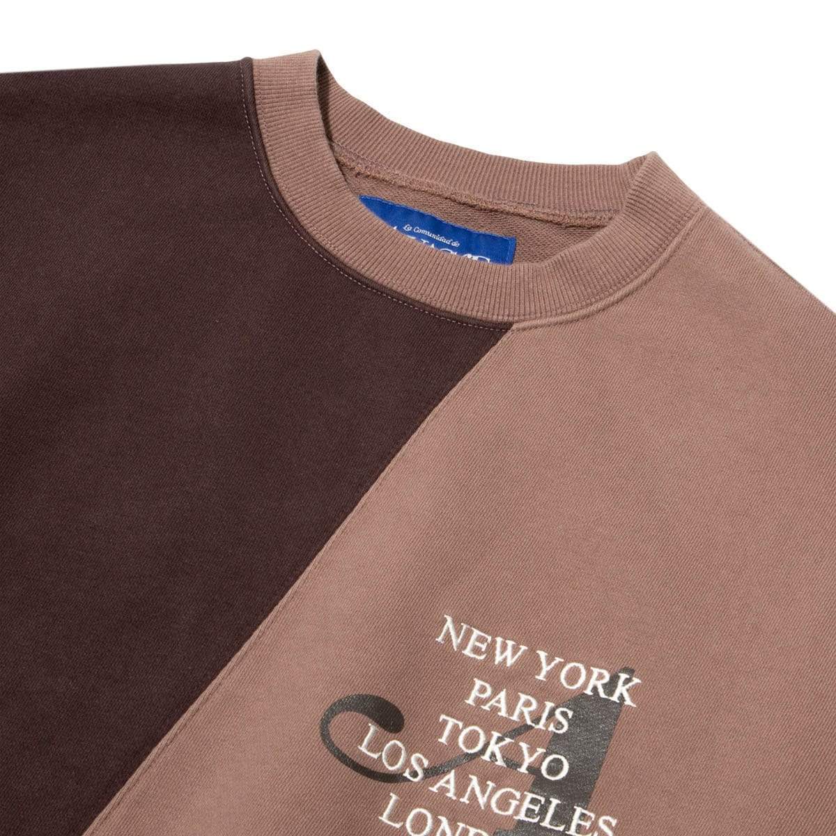 Awake NY Hoodies & Sweatshirts TWO-TONE SPLIT CITY CREWNECK